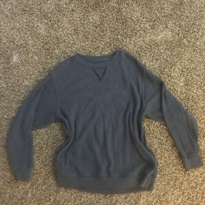 Grey crewneck sweater